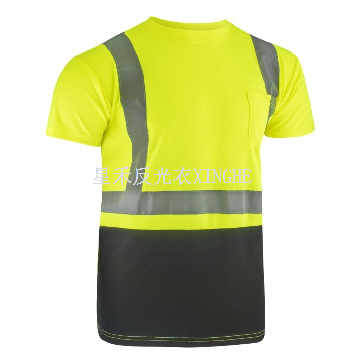 হাই-ভিজিবিলিটি রিফ্লেক্টিভ সেফটি শর্ট স্লিভ
